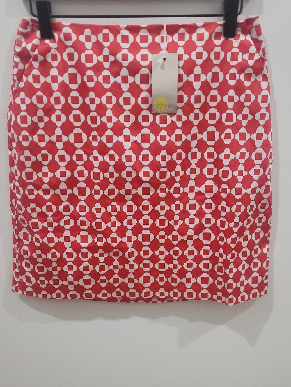 Boden Geomwtric Design Mini Skirt